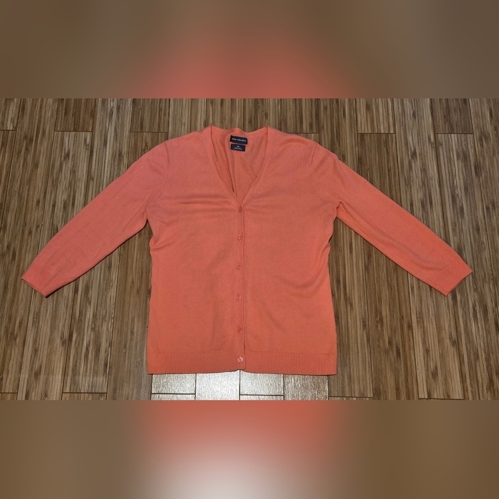Van Heusen Coral Cardigan Sweater